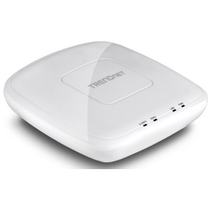 TRENDnet TEW-825DAP 4 dBi AC1750 PoE WiFi 5 access point, internal antennas, MIMO technology, 2.4/5 GHz